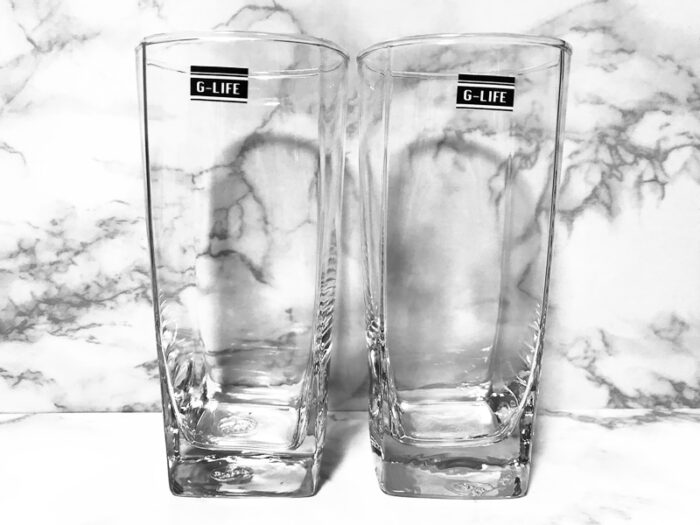 100均の大きいグラス